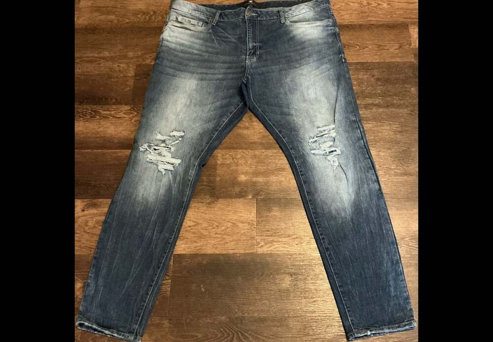 Jordan Craig Legacy Edition Martins Distressed Denim Jeans